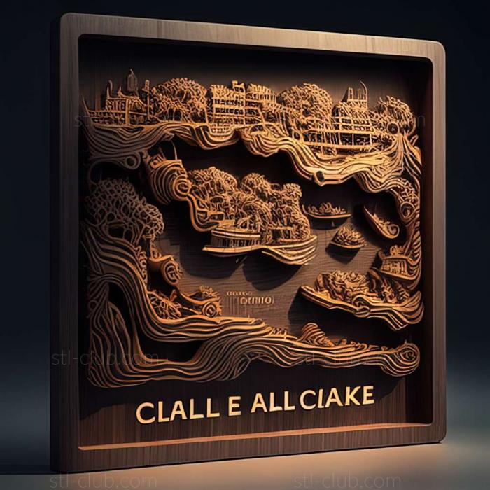 3D model Clarke Quay in Singapore (STL)